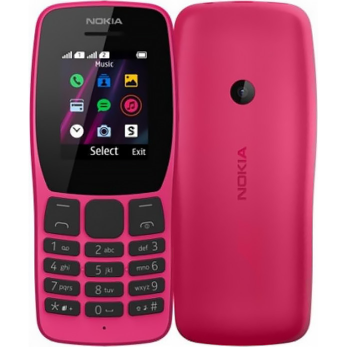 Nokia 110 Dual Sim 2019 Pink (16NKLP01A01) - зображення 1