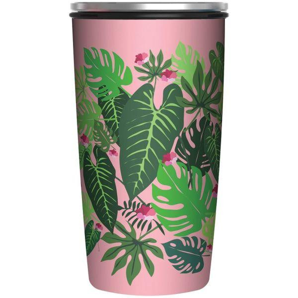 chic.mic Чашка серії SlideCUP рожеві джунглі  0,4 л BCS115 - зображення 1