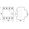 E.NEXT УЗО 4р 40А/30mA; e.rccb.stand.4.40.30 (s034004) - зображення 2