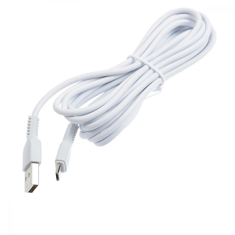 Hoco X20 Micro USB 3m White - зображення 1