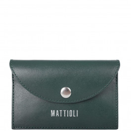 Mattioli Ключниця на кнопці з натуральної гладкої шкіри  063-20C зелений ліберті