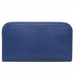 Mattioli Жіночий гаманець з натуральної шкіри з тисненням  022-15C синій стампаті (022-15C-1)