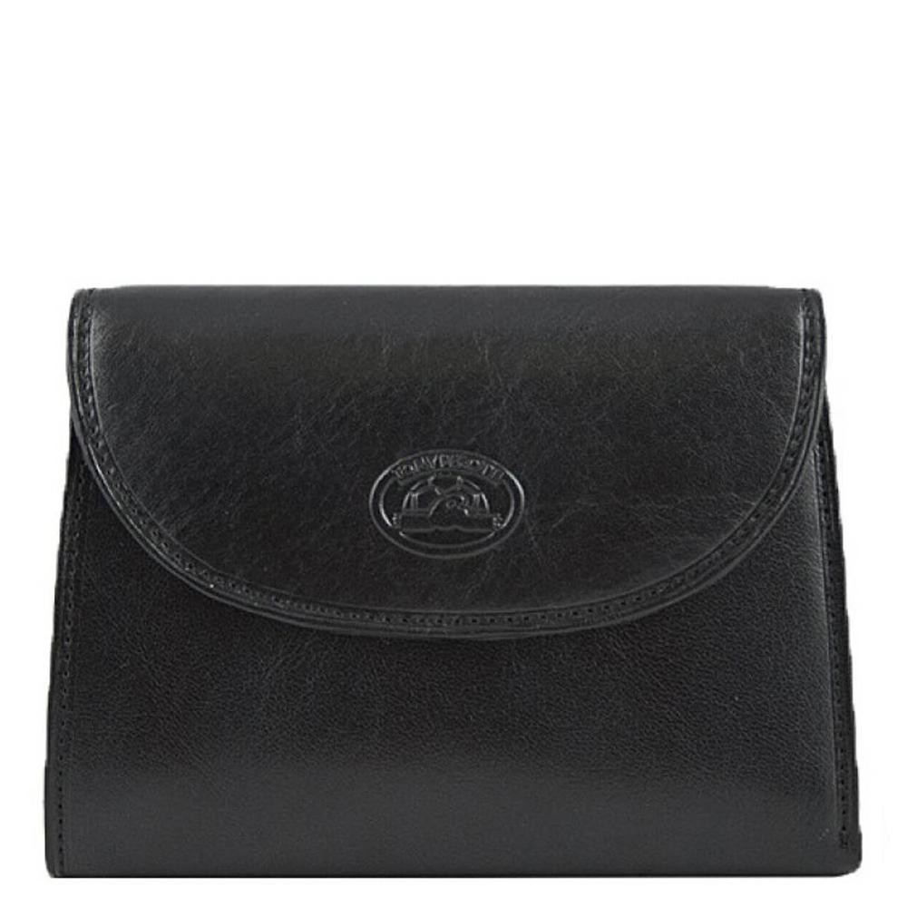 Tony Perotti Жіночий гаманець з натуральної гладкої шкіри  Italico 2058 чорний - зображення 1