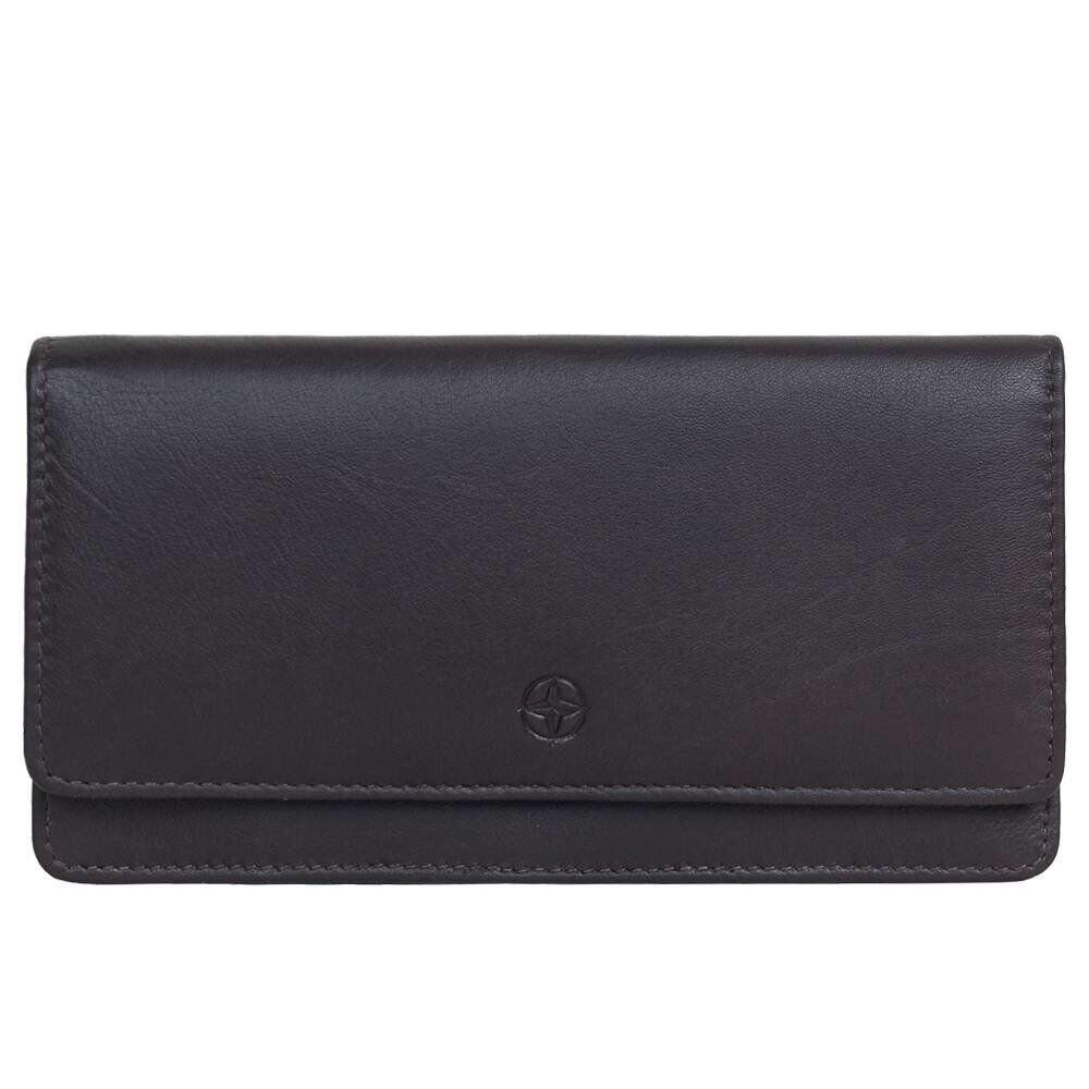 Tony Perotti Жіночий гаманець з натуральної шкіри  Cortina 5072 темно-коричневий - зображення 1