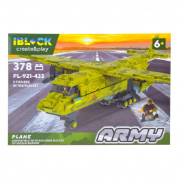 Iblock Army Літак 378 деталей (PL-921-433)