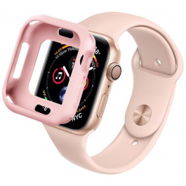 COTEetCI Силиконовый чехол для Apple Watch 40mm (Серия 4/5/6/SE)  TPU Case Pink (CS7049-PK)