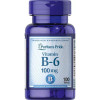 Puritan's Pride Vitamin B-6 100 mg 100 таб - зображення 1