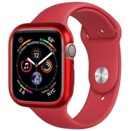 COTEetCI Алюминиевый чехол для Apple Watch 40mm (Серия 4/5/6/SE)  Aluminum Magnet Case Red (CS7057-RD)