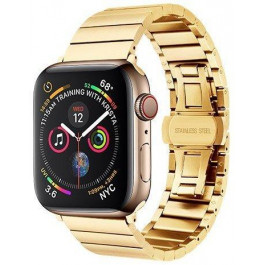 COTEetCI Металлический ремешок для Apple Watch 38mm (Серия 1/2/3) / 40mm (Серия 4/5/6/SE)  W25 Steel Band Gol