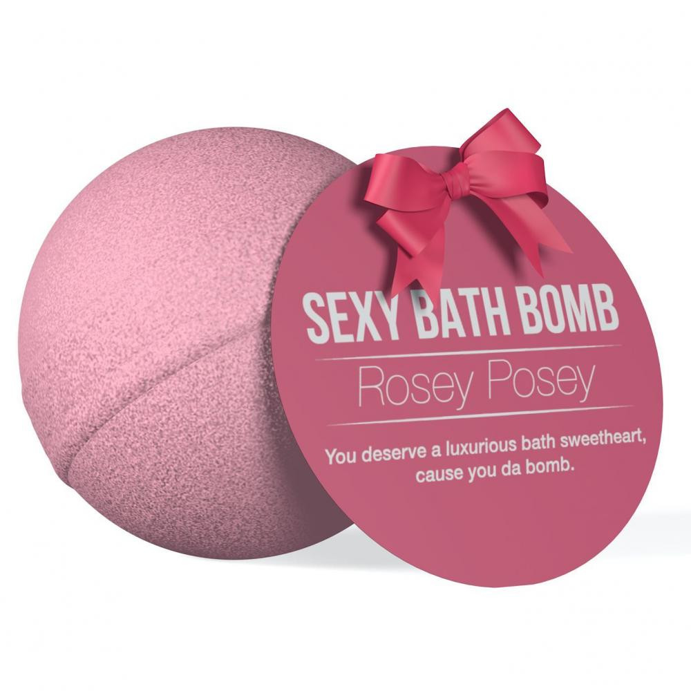 System JO Бомбочка для ванны Dona Bath Bomb - Rosey Posey (128 гр), приятный аромат розы - зображення 1