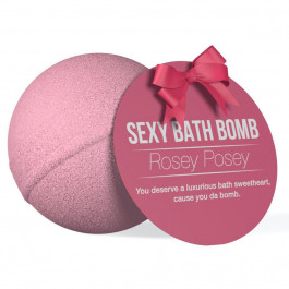 System JO Бомбочка для ванны Dona Bath Bomb - Rosey Posey (128 гр), приятный аромат розы
