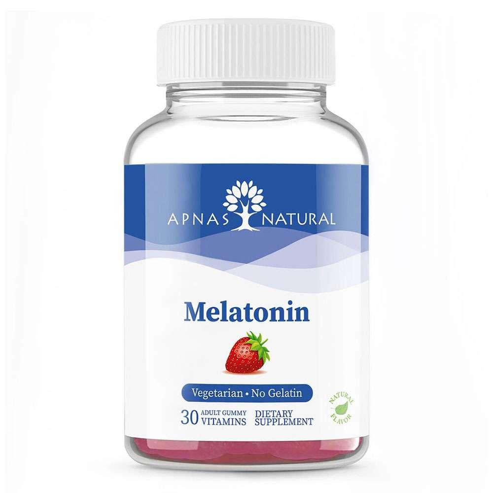Apnas Natural Мелатонін, 5 мг, 30 жувальних пастилок, - зображення 1