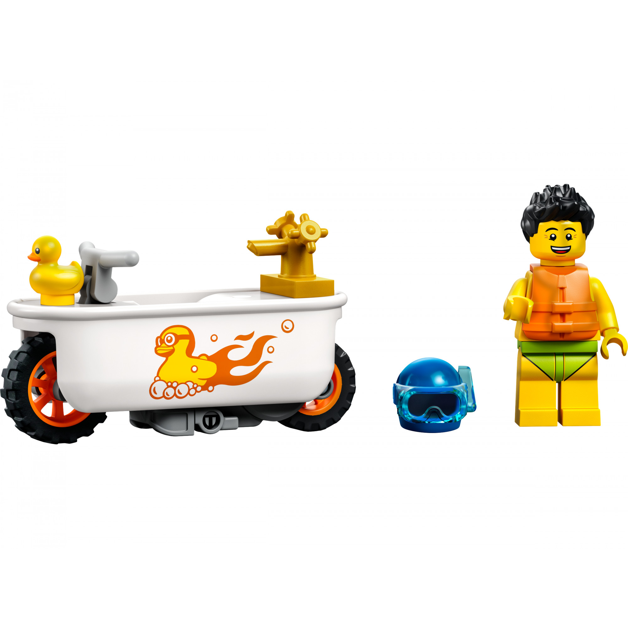 LEGO Трюковой мотоцикл ванна (60333) - зображення 1