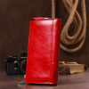 SHVIGEL Яркий женский клатч кожаный  16185 Красный - зображення 10