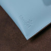 SHVIGEL Шкіряна жіноча тревел-косметичка  16424 блакитна - зображення 8