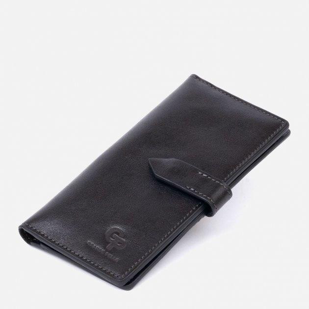 Grande Pelle Мужское портмоне кожаное  leather-11324 Черное - зображення 1