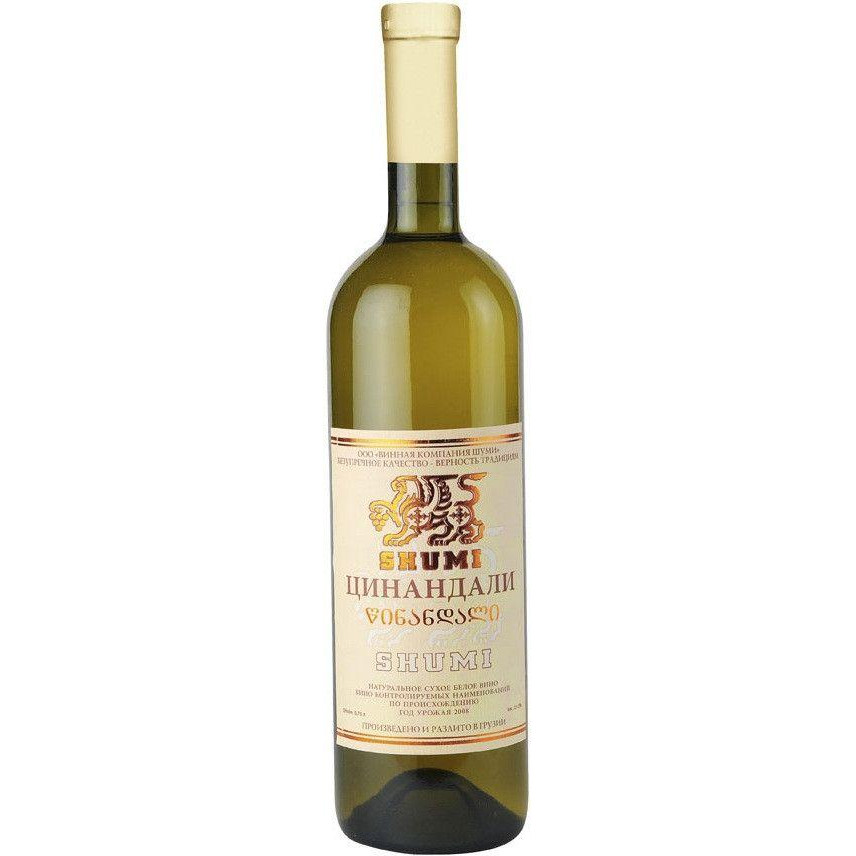 Shumi Вино Цинандали белое сухое 0.75 л 10.5-12.5% (4860053060026) - зображення 1