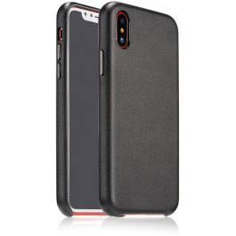 COTEetCI Elegant PU Leather Case Black for iPhone X (CS8011-BK)