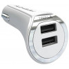 IWALK USB Car Charger Dolphin 2xUSB 3.4A White (00-00014070) - зображення 1