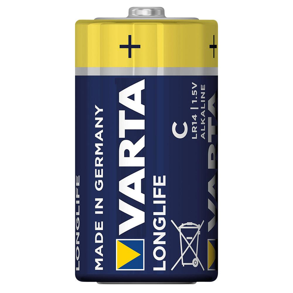 Varta C bat Alkaline 2шт LONGLIFE EXTRA (04114101412) - зображення 1