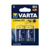 Varta C bat Alkaline 2шт LONGLIFE EXTRA (04114101412) - зображення 2