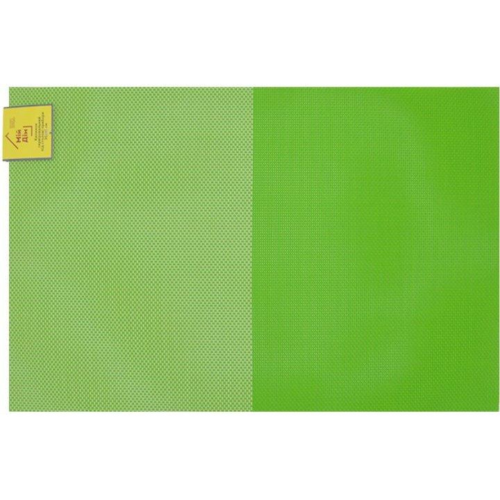 Мой Дом Коврик сервировочный под столовые приборы 30 х 45 см Зелено-салатовый (PM01437) - зображення 1