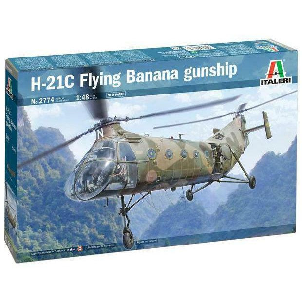 Italeri Вертолет H-21C "Flying Banana" Gunship (IT2774) - зображення 1