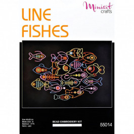 Miniart Crafts Набор для вышивания "Рыбы Линии" (Miniart-Crafts55014)