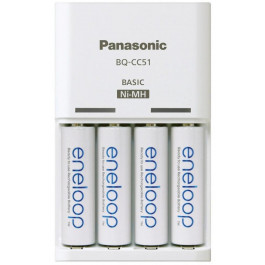 Panasonic Basic Charger+ Eneloop 4AA 1900 mAh K-KJ51MCC40E