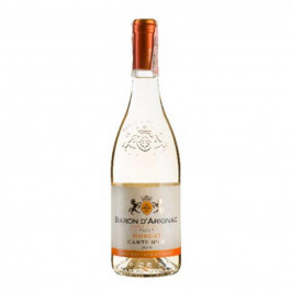 Baron d'Arignac Вино  Muscat белое полусладкое 0.75 л 10.5% (3263280115933)