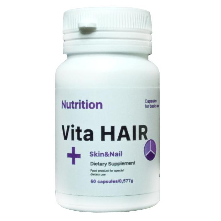 EntherMeal Вітамінний комплекс з колагеном Vita HAIR + Skin and Nail  60 капсул - зображення 1