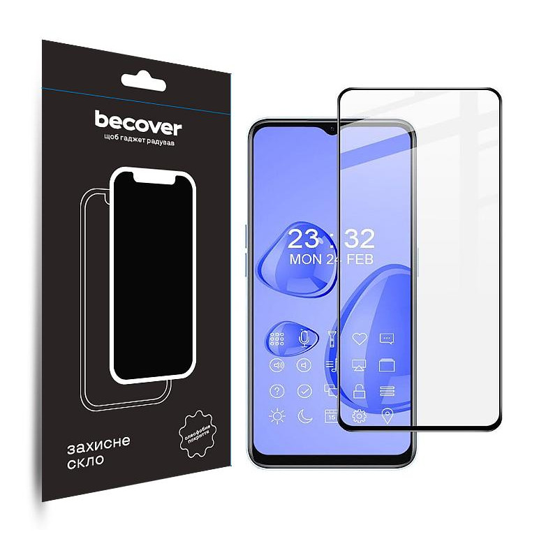 BeCover Захисне скло  для Realme 10 Black (708570) - зображення 1