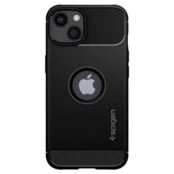 Spigen iPhone 13 mini Rugged Armor Matte Black (ACS03314) - зображення 1