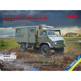 ICM Unimog S 404  з кузовом-фургоном (ICM35136)