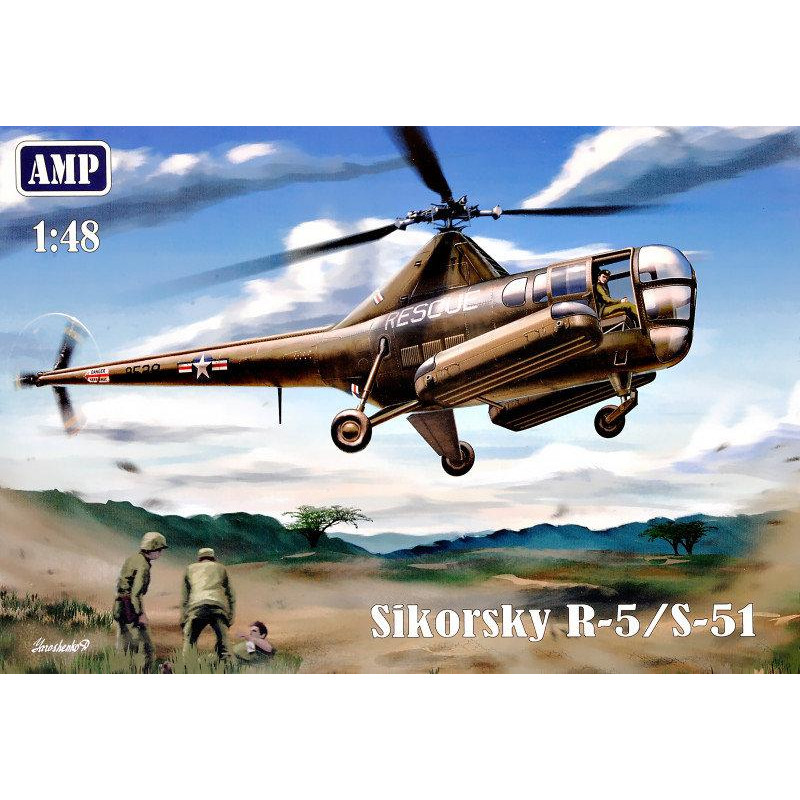 AMP Вертолет Sikorsky R-5/S-51 (48002) - зображення 1