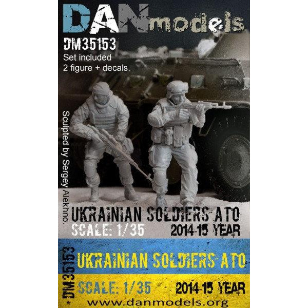 DAN models Фигуры: Украинские солдаты в АТО, 2014-15 Украина, набор 4 (DAN35153) - зображення 1