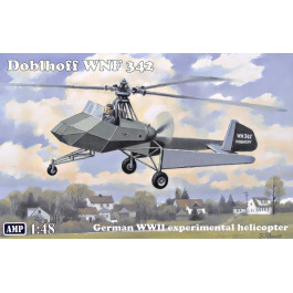 AMP Немецкий экспериментальный вертолет Doblhoff WNF 342, Вторая мировая война (AMP48008)