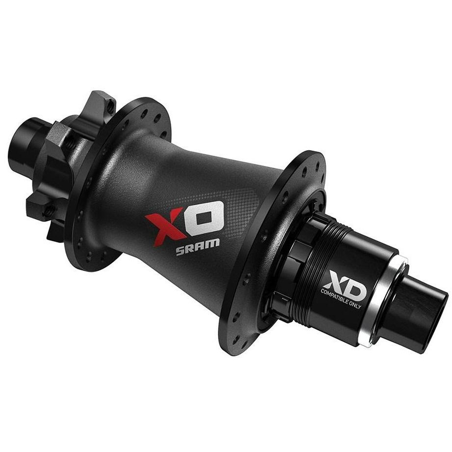 SRAM Втулка  AM HUB X0 R DISC 12X148B 32H BLK/RD - зображення 1