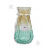 ваза Yiwu Ваза стеклянная Crystal Kelly 24 см омбре желто-зеленая (83000006/3_YBCG-MT-6)