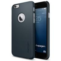 Spigen iPhone 6/6S Case Thin Fit A Series Metal Slate SGP10941