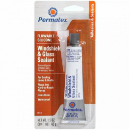 Permatex FLOWABLE SILICONE WINDSHIELD & GLASS SEALER 42г 81730