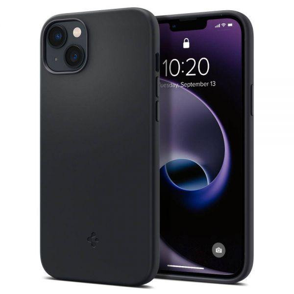 Spigen iPhone 14 Plus Silicone Fit Black with MagSafe (ACS04920) - зображення 1