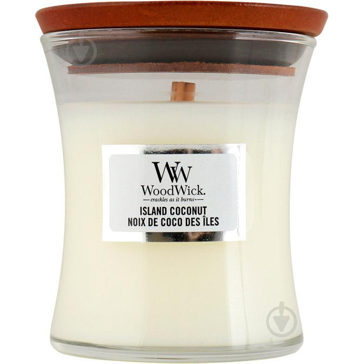 WoodWick Свічка ароматична  Mini Island Coconut 85 г (5038581056500) - зображення 1