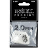 Ernie Ball 9337 White Large Shield Prodigy Picks 6-Pack 2.0 mm - зображення 1