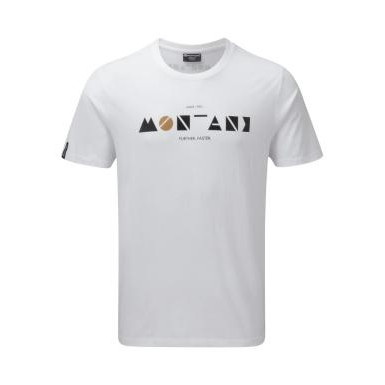 Montane Geometry T-Shirt M White - зображення 1