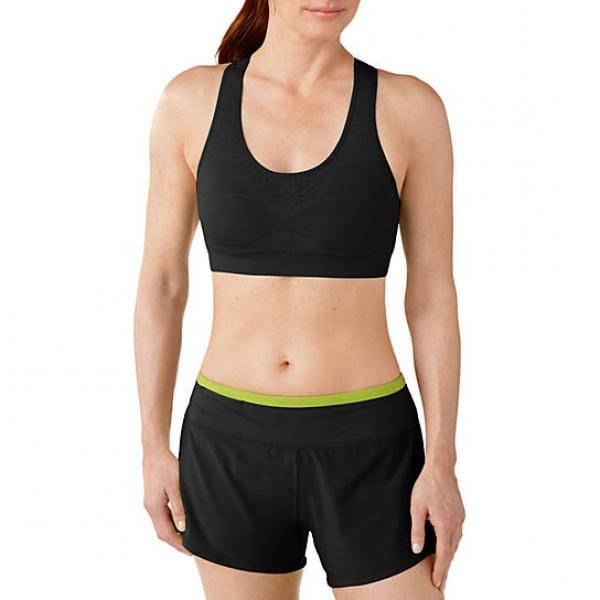 Smartwool Спортивний топ жіночий  Women's PhD Seamless Racerback Bra Black (SW SO160.001), Розмір XS - зображення 1