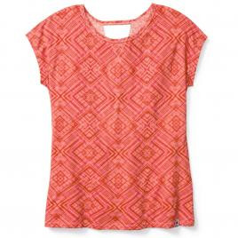 Smartwool Футболка жіноча  Women's Merino 150 Pattern Tee Bright Coral (SW 16034.494), Розмір XL - зображення 1