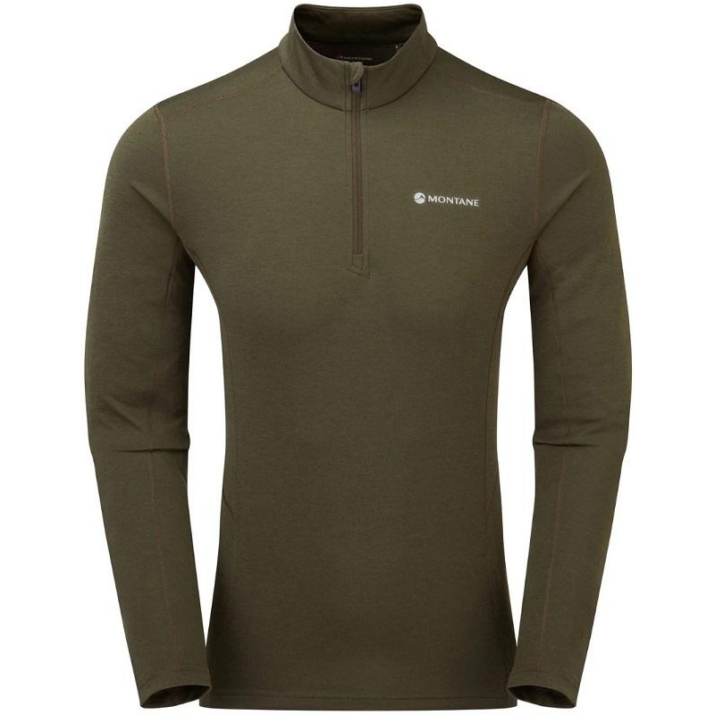 Montane Футболка чоловіча  Dart Zip Neck Kelp Green (MDRZNKEL), Розмір S - зображення 1