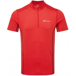 Montane Футболка чоловіча  Dart Zip T-Shirt Alpine Red (MDZTSALP), Розмір XXL