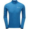 Montane Футболка чоловіча  Dart Zip Neck Electric Blue (MDRZNELE), Розмір M - зображення 1